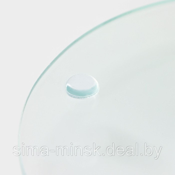 Подставка стеклянная для торта вращающаяся Доляна «Марбл», d=32 см, цвет белый - фото 8 - id-p210194160