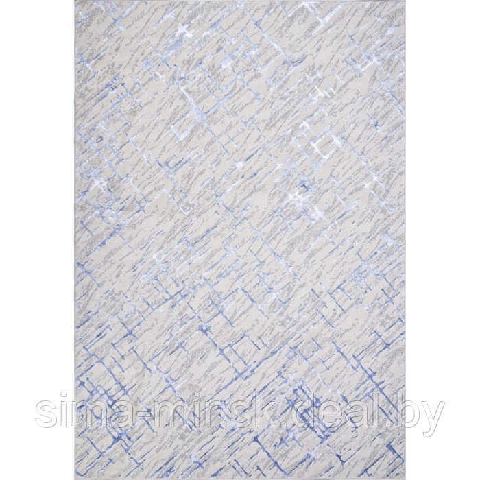 Ковёр прямоугольный Liman F164, размер 120x180 см, цвет cream-blue - фото 1 - id-p216720037