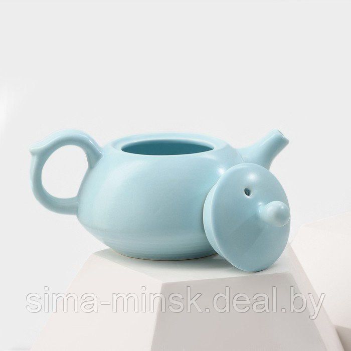 Набор для чайной церемонии керамический «Утро», 5 предметов: 4 пиалы 50 мл, чайник 200 мл - фото 3 - id-p202027858