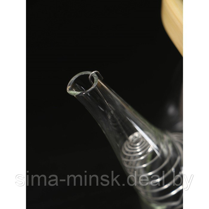 Чайник стеклянный заварочный с металлическим ситом BellaTenero «Эко. Бриллиант», 1 л, 17×15×19 см - фото 4 - id-p210193849
