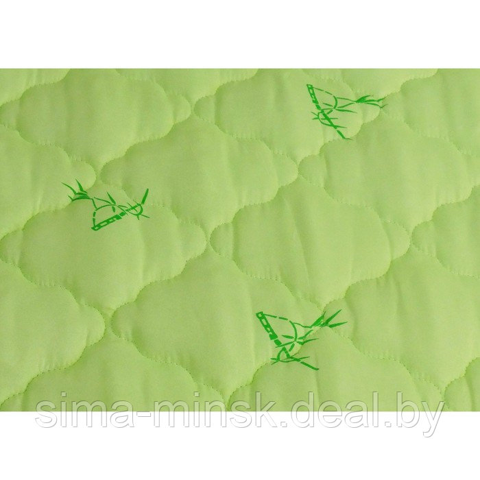 Одеяло, размер 172×205±2 см, бамбуковое волокно, салатовый - фото 2 - id-p216723120