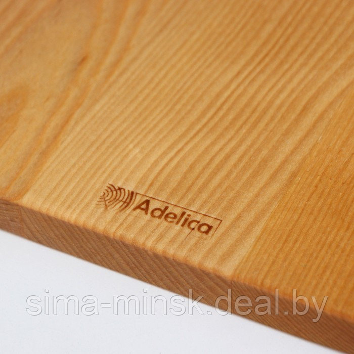 Доска разделочная Adelica, 34(+-1 см)×18×1,8 см, береза, в подарочной коробке - фото 5 - id-p199903492
