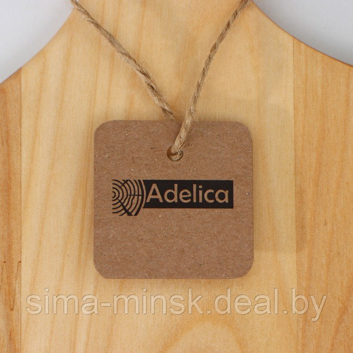 Доска разделочная Adelica, 34(+-1 см)×18×1,8 см, береза, в подарочной коробке - фото 6 - id-p199903492