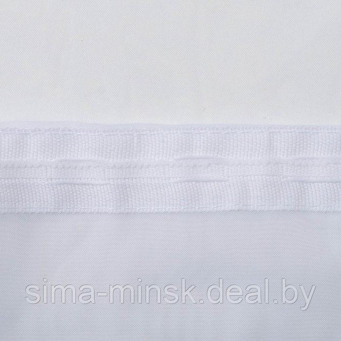 Тюль вуаль 500х260 см, 1шт, цвет белый, 100% полиэстер - фото 2 - id-p199907662