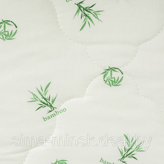 Одеяло облегчённое Адамас "Бамбук", размер 140х205 ± 5 см, 200гр/м2, чехол тик - фото 2 - id-p199904410