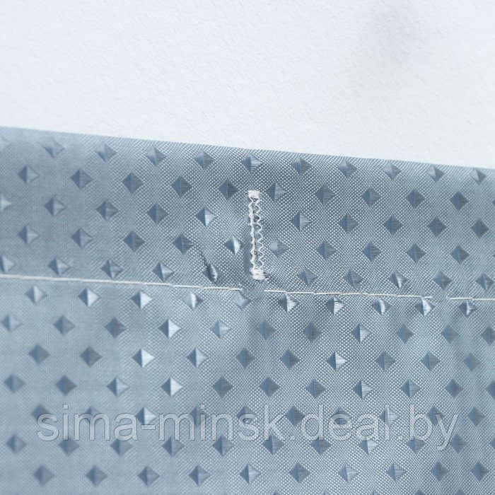 Штора для ванны Доляна «Орион», 180×180 см, полиэстер, цвет серый - фото 3 - id-p199906223