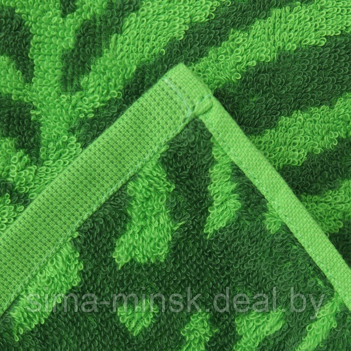 Полотенце махровое Tropical color, 100х150 см, цвет зелёный - фото 3 - id-p206435668