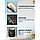 Корзина бельевая текстильная Доляна «Мрамор», 35×45 см, цвет чёрный, фото 3