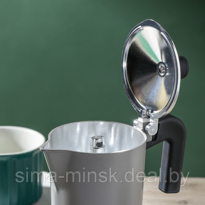 Кофеварка гейзерная Magistro Moka, на 3 чашки, 150 мл - фото 3 - id-p216666160