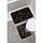 Набор ковриков для ванной и туалета Доляна «Мрамор», 2 шт: 79×50, 50×39 см, цвет чёрный, фото 2