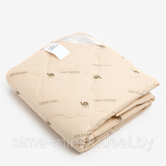 Одеяло "Этель" Верблюжья шерсть 140*205 см, тик, 300 гр/м2 - фото 1 - id-p167215043