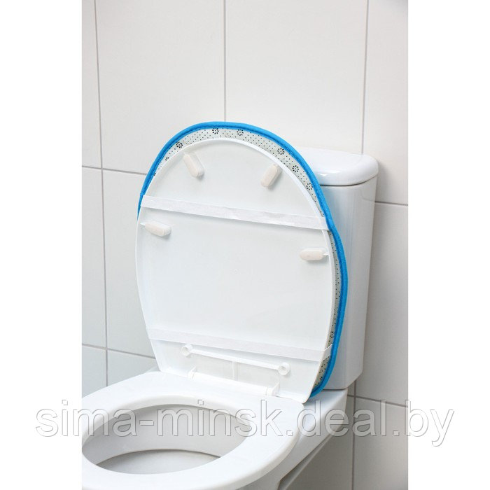 Набор ковриков для ванной и туалета Доляна «Дельфины», 3 шт: 39×43, 40×50, 50×80 см, цвет МИКС - фото 2 - id-p187476978