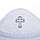 Полотенце-уголок для крещения с вышивкой, размер 100х100 см, цвет белый К40/1, фото 2