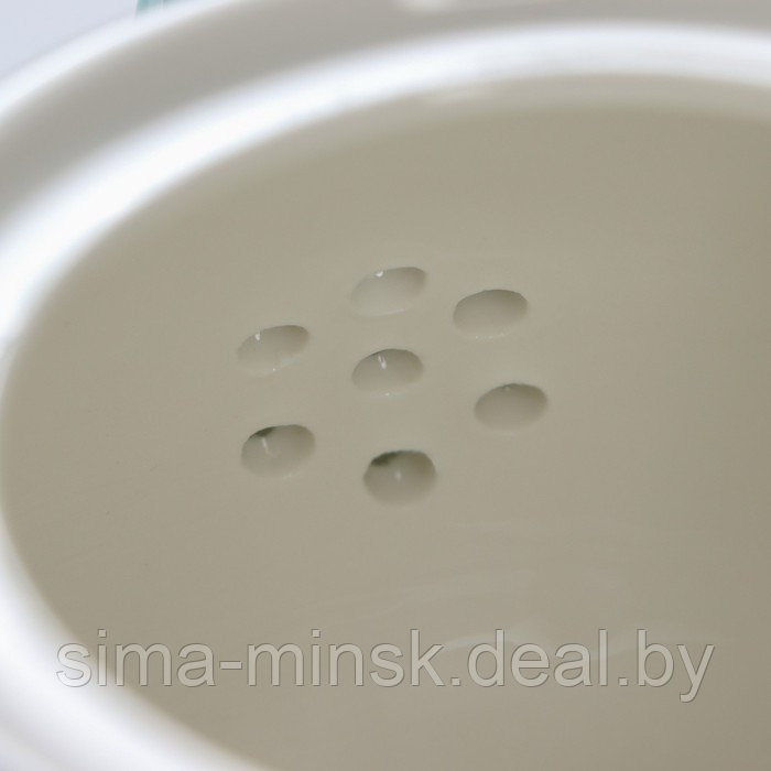Чайник фарфоровый заварочный Доляна «Млечный путь», 900 мл, цвет бирюзовый - фото 5 - id-p188634002