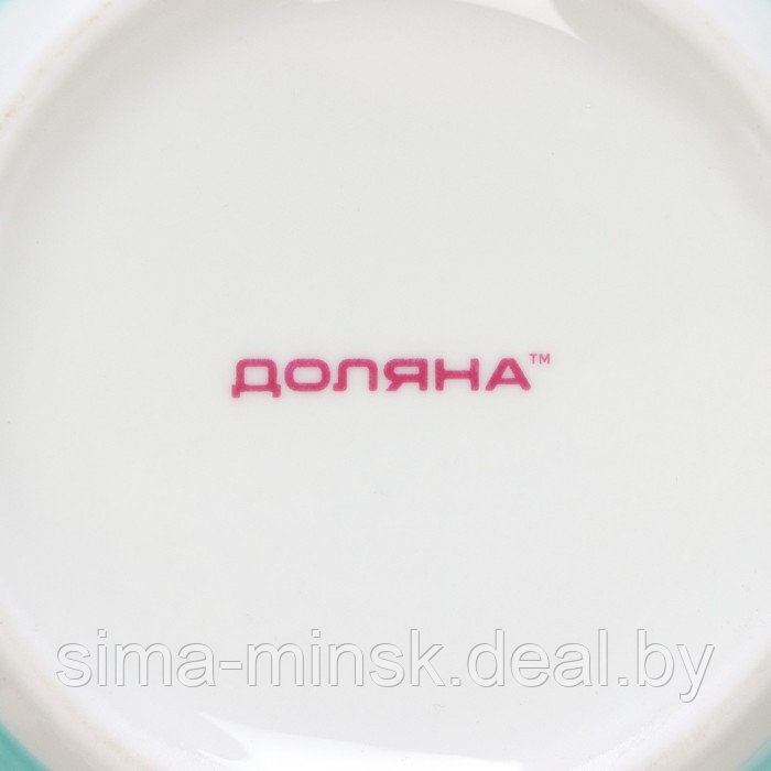Чайник фарфоровый заварочный Доляна «Млечный путь», 900 мл, цвет бирюзовый - фото 9 - id-p188634002