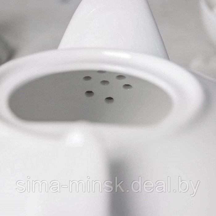 Чайник фарфоровый заварочный Wilmax «Изящество», 1,15 л, цвет белый - фото 3 - id-p163769692