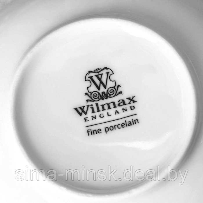Чайник фарфоровый заварочный Wilmax «Изящество», 1,15 л, цвет белый - фото 5 - id-p163769692