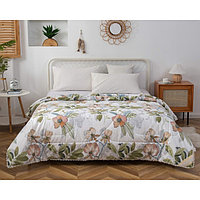 Одеяло «Азиза», размер 160х220 см, цвет зелёный