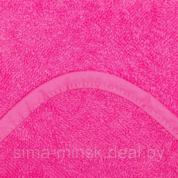 Полотенце уголок махровое Крошка Я, 75х75 см, цвет молочный/розовый, 100% хлопок, 360 г/м2 - фото 7 - id-p180993171