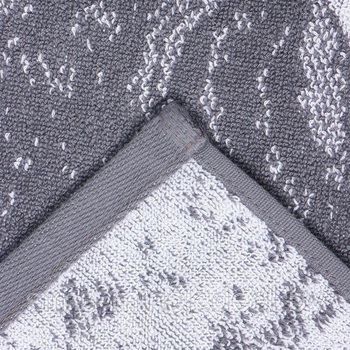 Полотенце махровое Этель "Кирилл" серый, 50х90см, 100% хлопок, 420гр/м2 - фото 3 - id-p216683997
