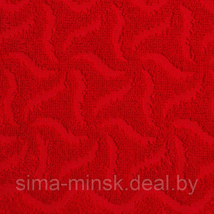 Полотенце махровое «Радуга» цвет красный, 70х130 см, , 295г/м2 - фото 4 - id-p174935172