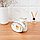 Набор аксессуаров для ванной комнаты «Роза», 4 предмета (дозатор 400 мл, мыльница, 2 стакана), цвет белый, фото 4