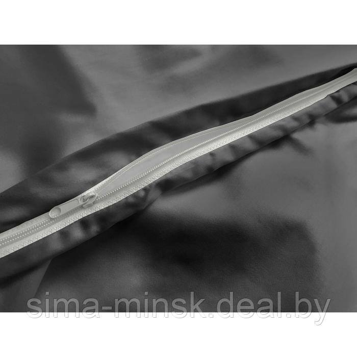 Пододеяльник Satin Luxe, размер 175х210 см, цвет графит - фото 2 - id-p216727012
