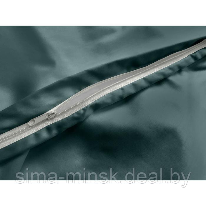 Пододеяльник Satin Luxe, размер 200х220 см, цвет бирюза - фото 2 - id-p216727014