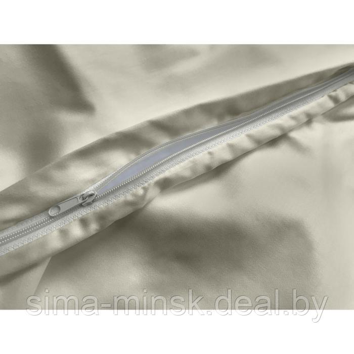 Пододеяльник Satin Luxe, размер 200х220 см, цвет бежевый - фото 2 - id-p216727016