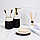 Набор аксессуаров для ванной комнаты SAVANNA Grace, 3 предмета (дозатор для мыла 290 мл, стакан, мыльница),, фото 7