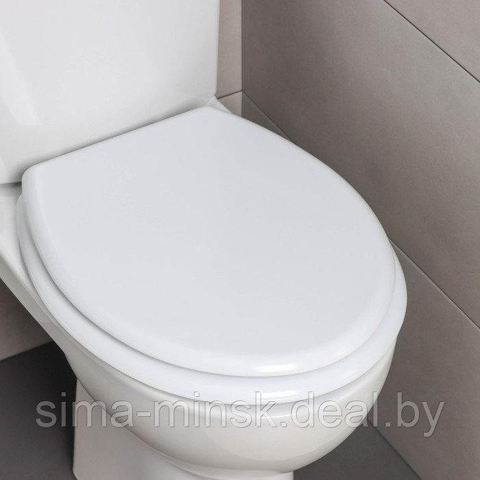 Сиденье для унитаза, 45×35×5 см, цвет белый - фото 2 - id-p206453922