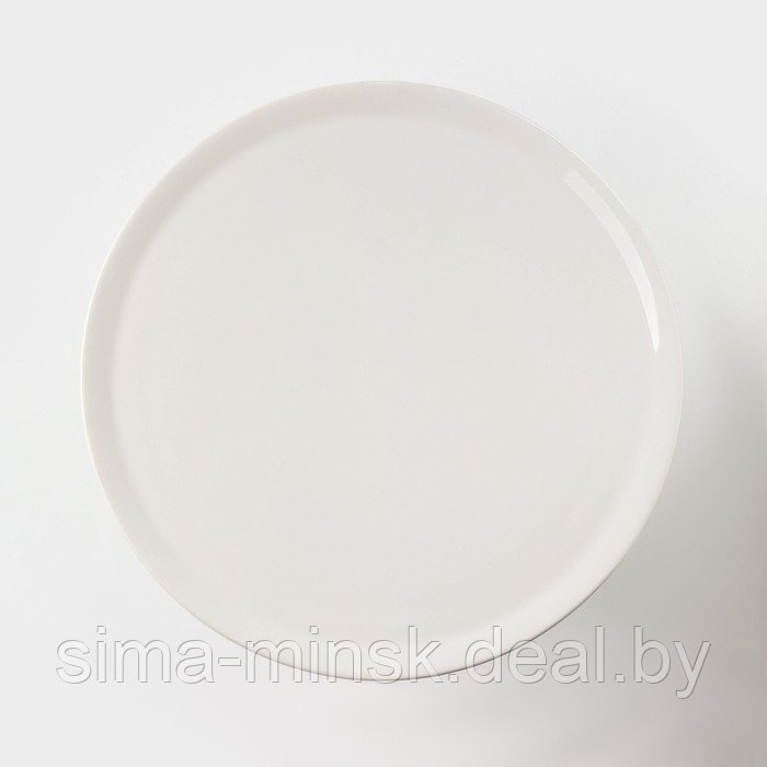 Подставка керамическая для торта Доляна «Кролл», 25×10 см, цвет белый - фото 2 - id-p135642102