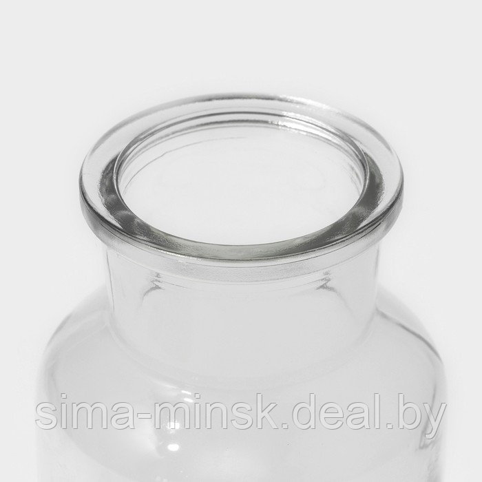 Набор стеклянных банок для сыпучих продуктов с пробковой крышкой Доляна «Парфе», 280 мл, 6,7×12,8 см, 12 шт - фото 5 - id-p215501774