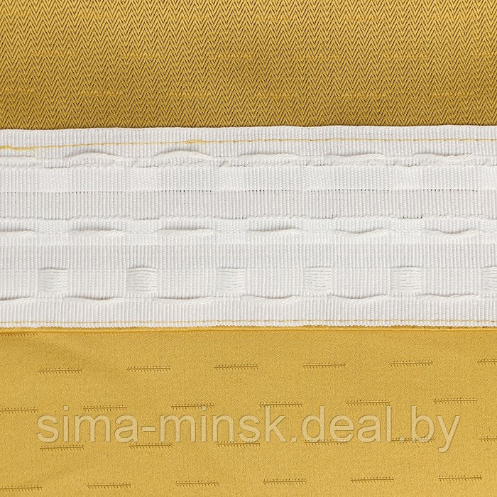 Штора портьерная Этель "Штрихи", цвет жёлтый, на шторной ленте 250х265 см, 100% п/э - фото 3 - id-p174525804