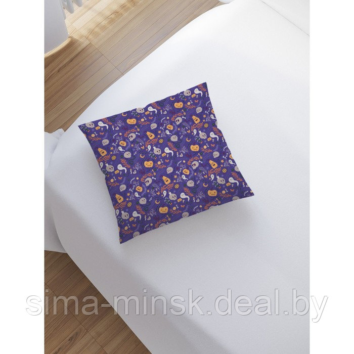 Наволочка декоративная на молнии, чехол на подушку «Самайн 45х45 см - фото 1 - id-p216679249