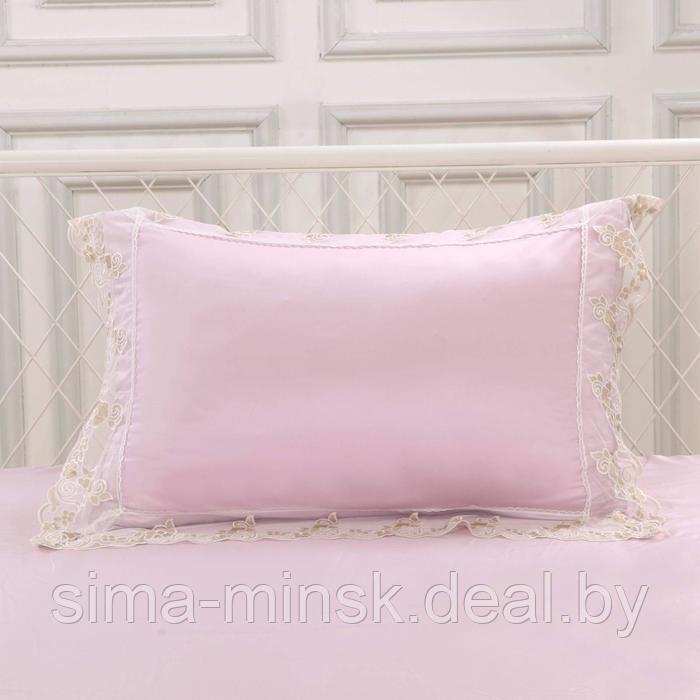 Комплект с одеялом «Тиара», размер 160х220 см, 160х240 см, 50х70 см, цвет лиловый - фото 8 - id-p216725869