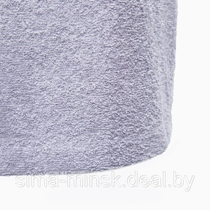Халат махровый LoveLife "Royal" цвет серый размер 42-44 (S) 100% хлопок, 330 гр/м2 - фото 10 - id-p183983075