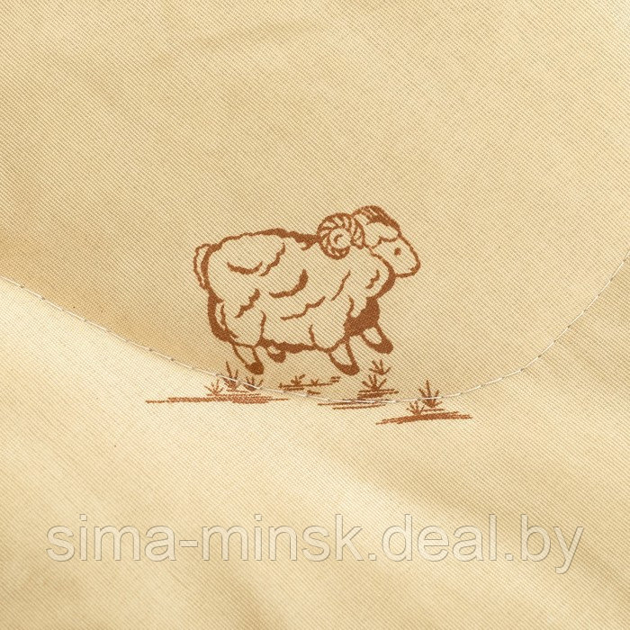 Одеяло Овечья шерсть 172x205 см, полиэфирное волокно 200 гр/м, пэ 100% - фото 2 - id-p199904958