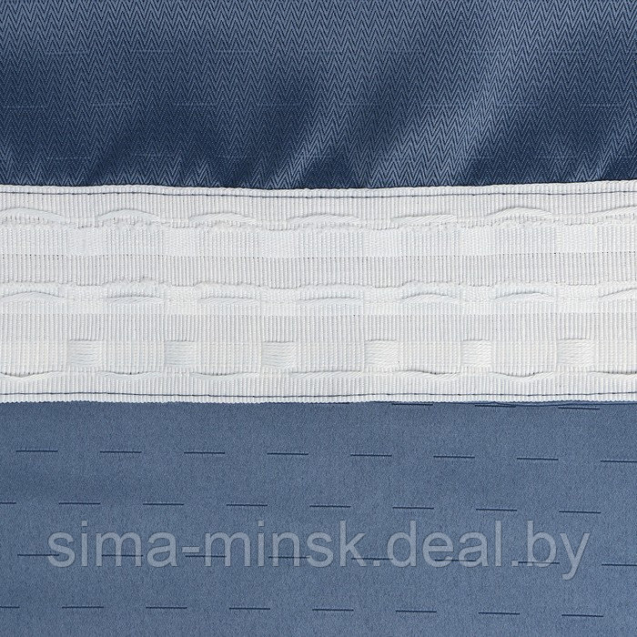 Штора портьерная Этель "Штрихи"цв.синий,на шторн.ленте 250*265 см,100% п/э - фото 3 - id-p174525806