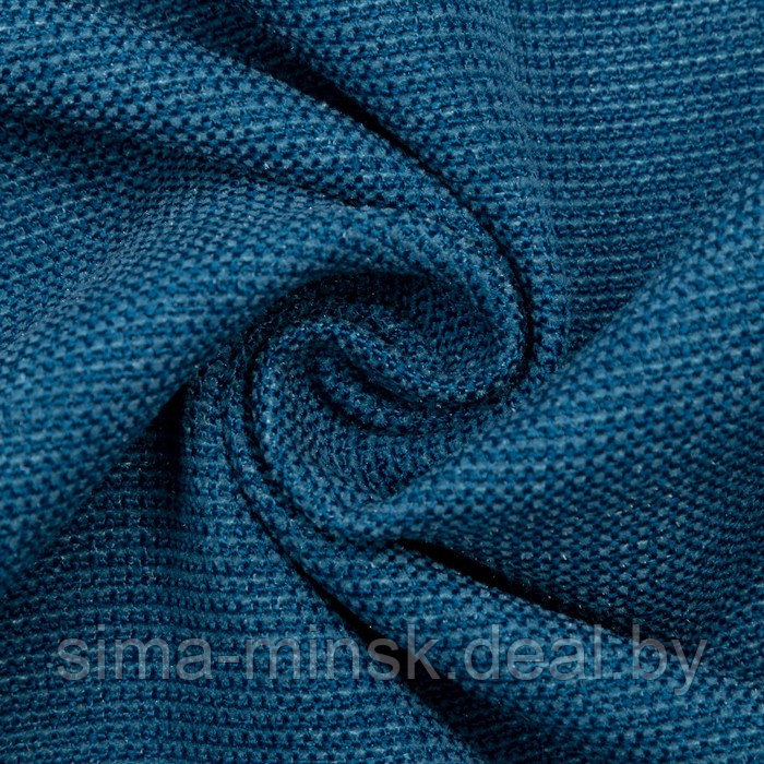 Штора портьерная Этель «Структурная», цвет синий, на шторной ленте, 270х300 см, 100% п/э - фото 4 - id-p180515402
