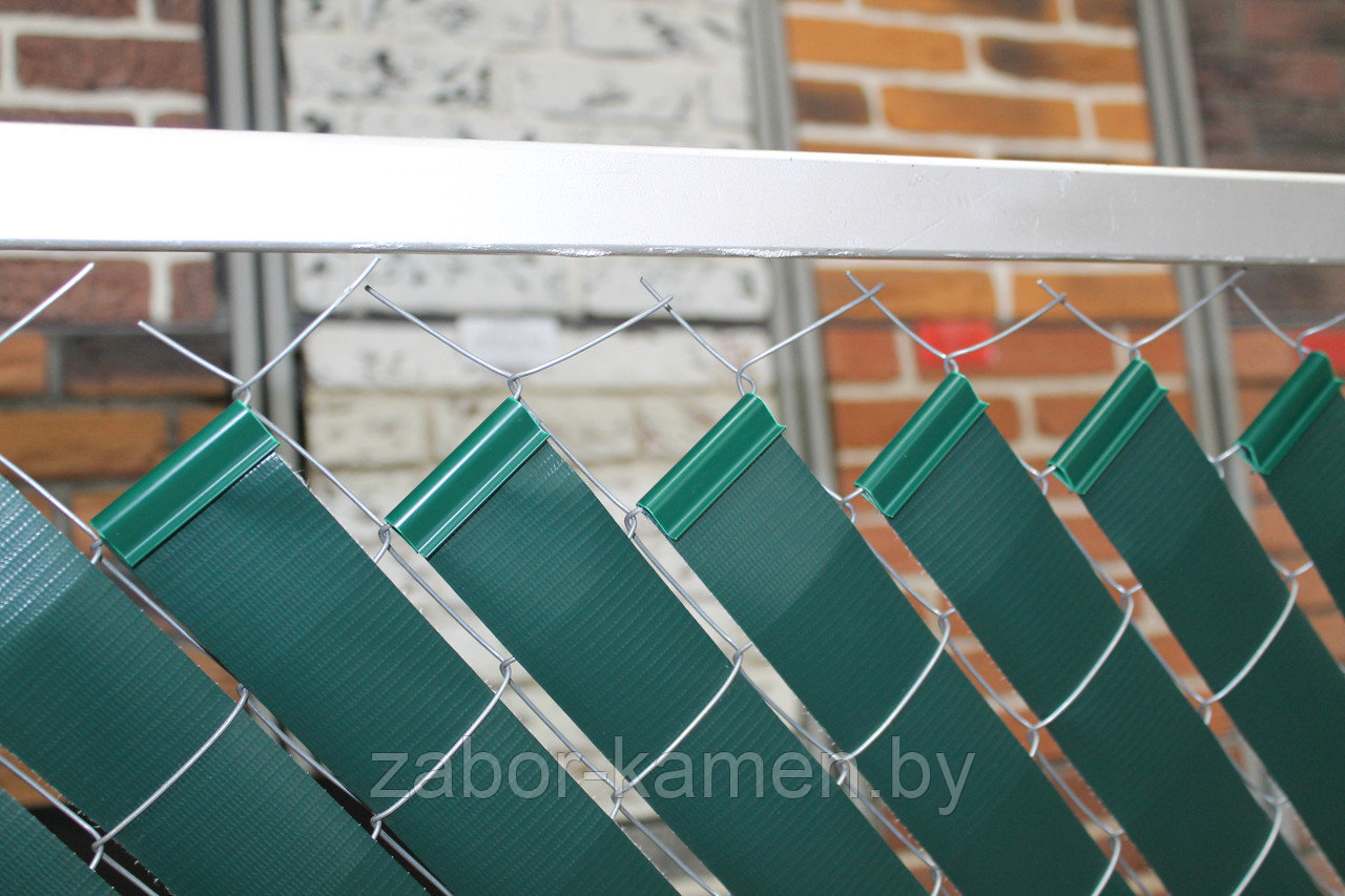 Зажим для заборной ленты 4,75 см, зеленый RAL6005, комплект - 20шт. - фото 4 - id-p204630090