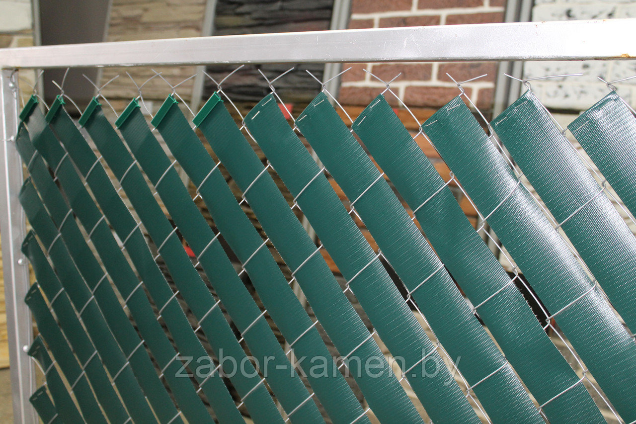 Зажим для заборной ленты 4,75 см, зеленый RAL6005, комплект - 20шт. - фото 5 - id-p204630090