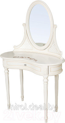 Туалетный столик с зеркалом ГрандМодерн С деколью - фото 1 - id-p216729855