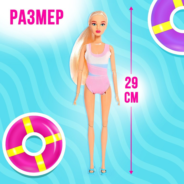 Кукла-модель шарнирная «Ксения - Олимпиада по плаванию» - фото 2 - id-p199549550