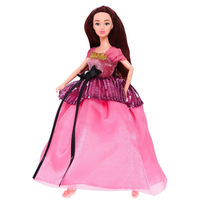 Кукла-модель шарнирная «Нежные мечты», в розовом платье - фото 3 - id-p180502019