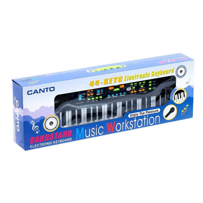 Синтезатор «Музыкант-2» с FM-радио, микрофоном, 44 клавиши, работает от сети и от батареек - фото 4 - id-p180508788