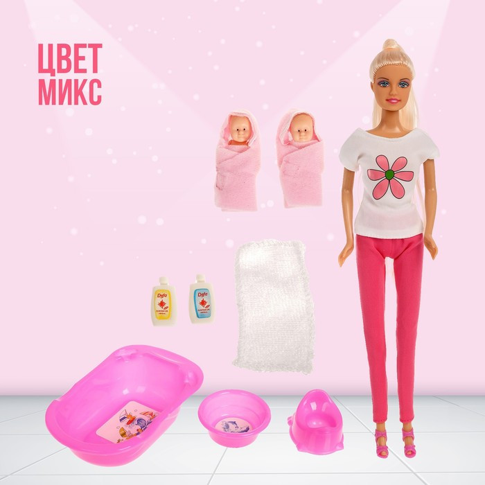 Кукла-модель «Лидия» с малышами и аксессуарами, МИКС - фото 4 - id-p180502000