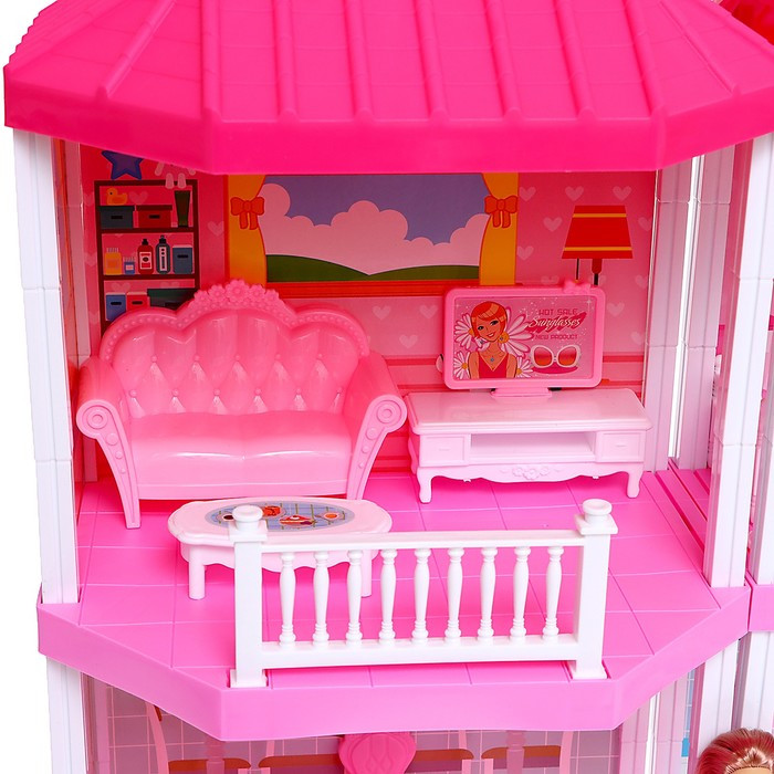 Дом для кукол «Таунхаус», с куклой и аксессуарами - фото 4 - id-p199327321