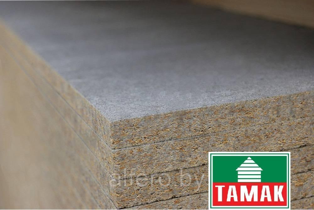 Цементно-стружечные плиты ЦСП Тамак 3200х1250х16мм - фото 1 - id-p216718107