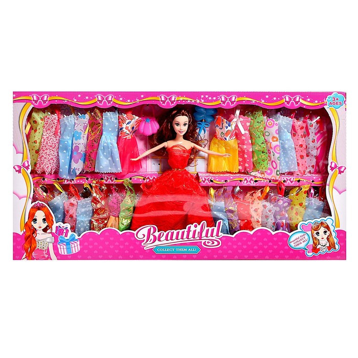 Кукла-модель «Арина» с набором платьев и аксессуаром, МИКС - фото 9 - id-p180502058